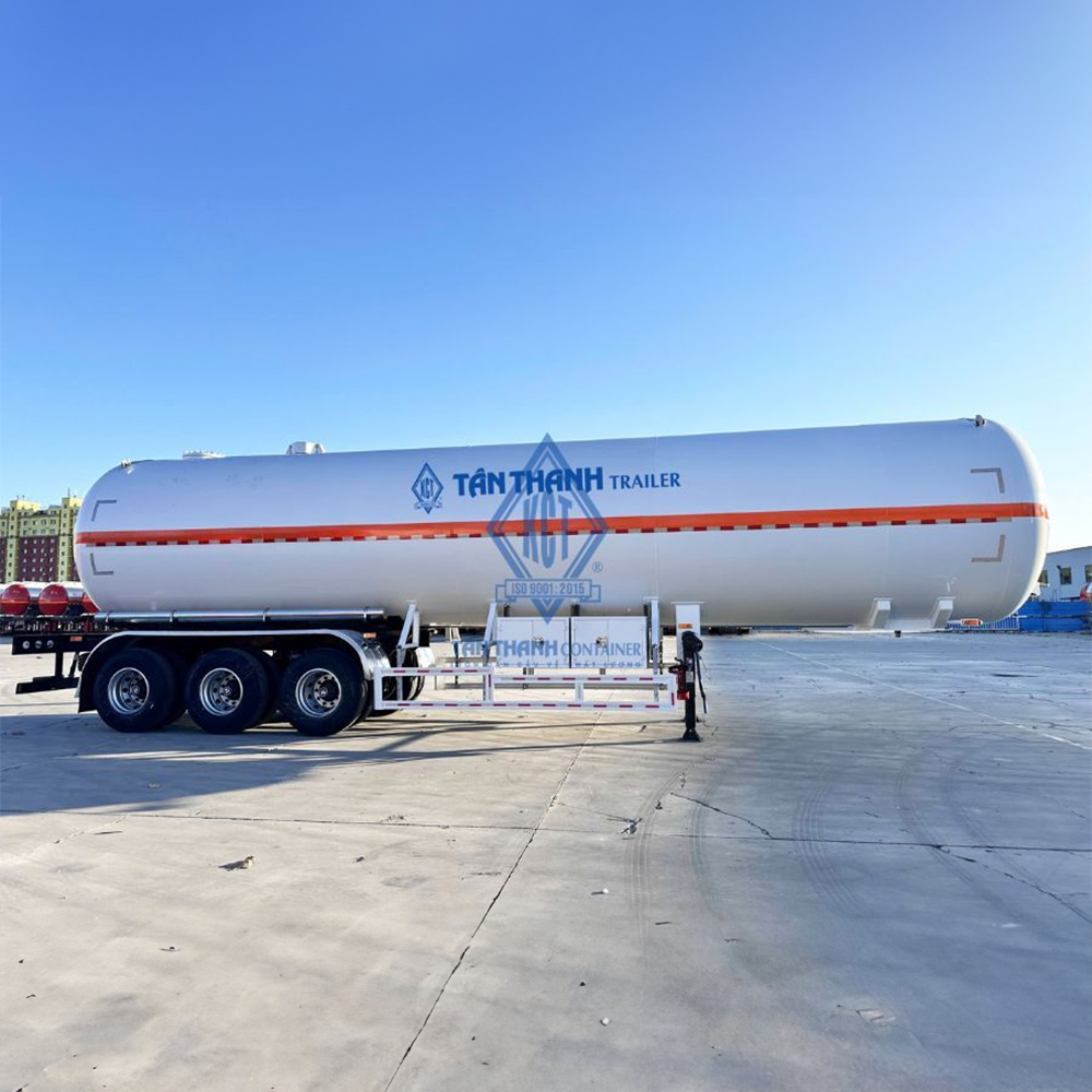 Sơ Mi Rơ Mooc Bồn Chở LPG 3 Trục Dung Tích 59.540 Lít