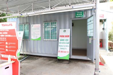 Covid-19 screening clinic container project for medical stations