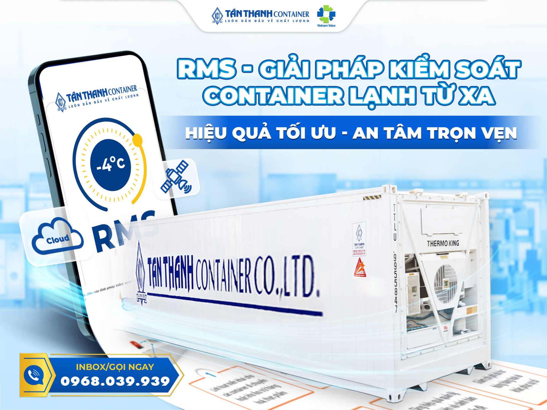 Dịch vụ RMS kiểm soát container lạnh từ xa