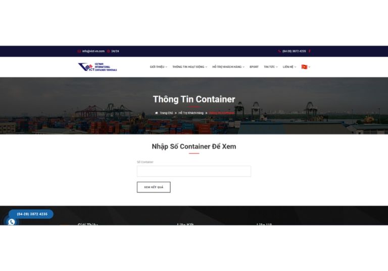 Cách tra cứu vị trí container cảng Cát Lái chính xác nhất