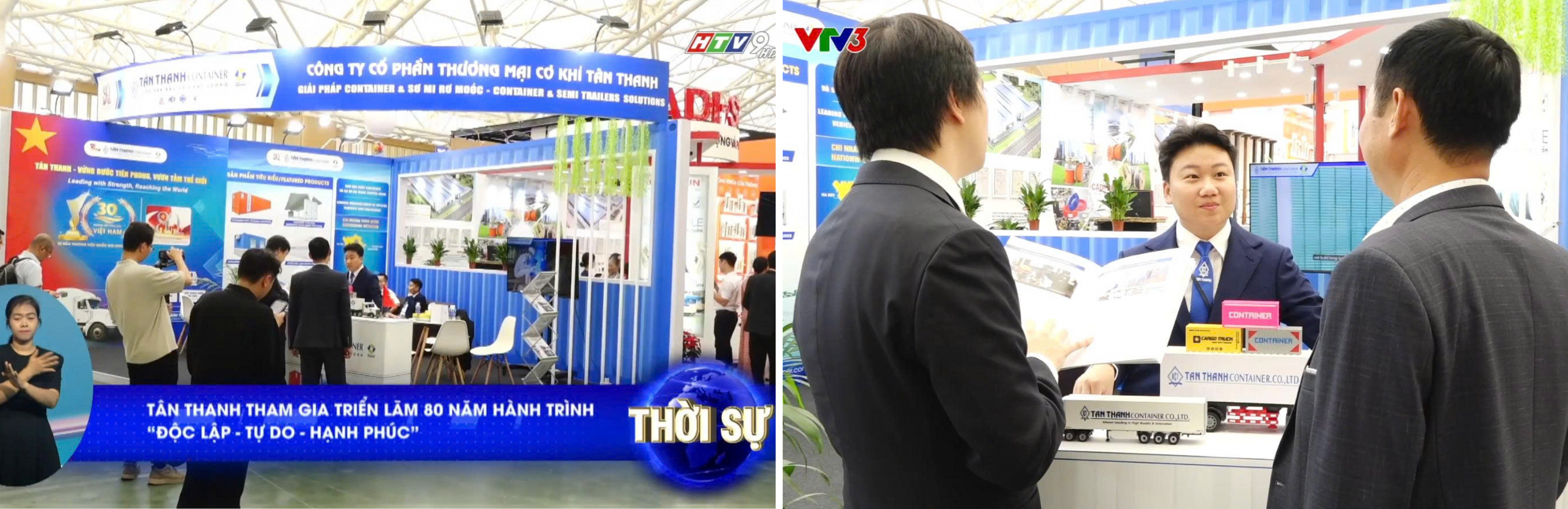 Tân Thanh Container khẳng định vị thế thương hiệu Việt tại Triển lãm Thành tựu đất nước A80