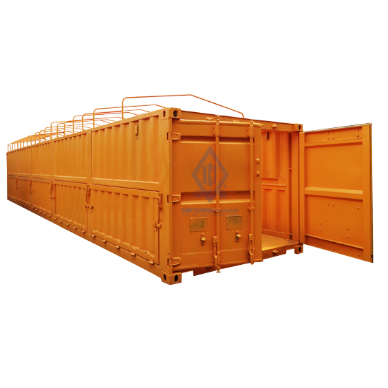 Container mở nắp