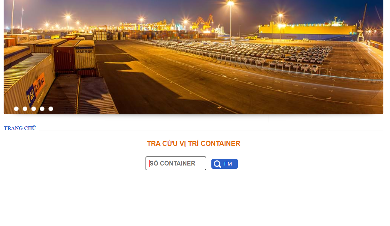 Tra cứu online container tại cảng Hải Phòng