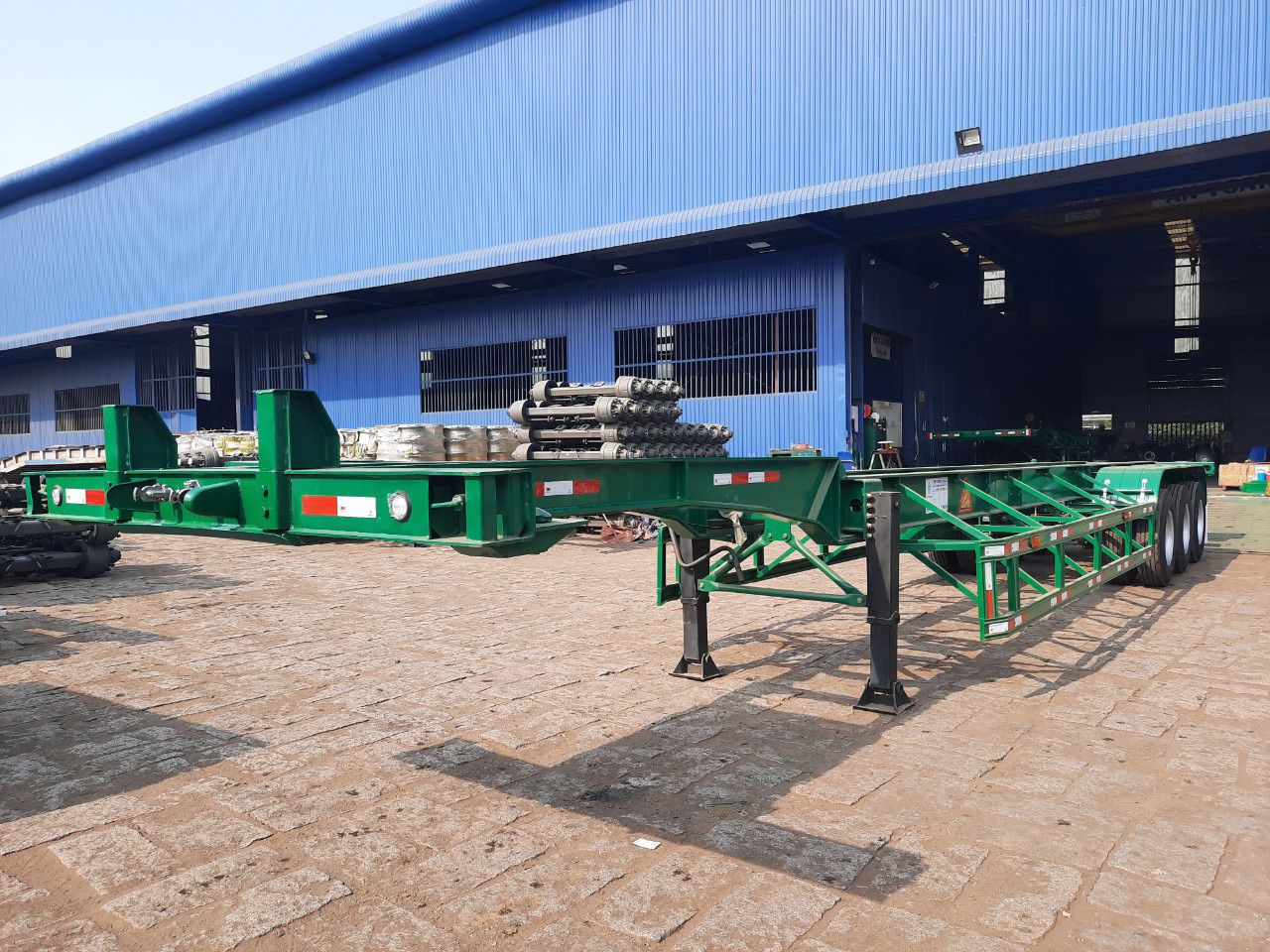3 Axles 45 Feet Container Semi-Trailer / Container Chassis H53-CC-02