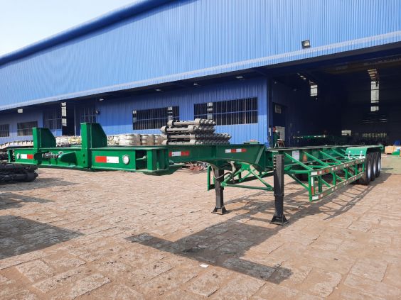 3 Axles 45 Feet Container Semi-Trailer / Container Chassis H53-CC-02