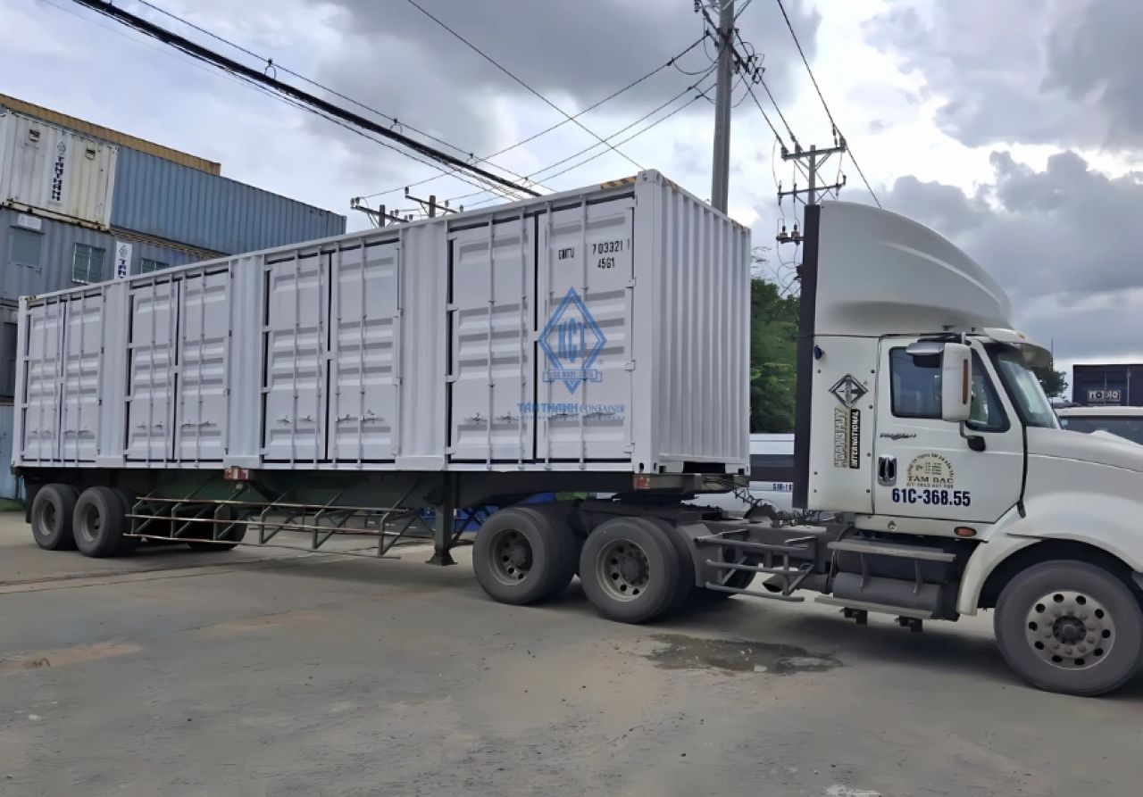 Xe container chở được bao nhiêu tấn? Chi tiết từng loại