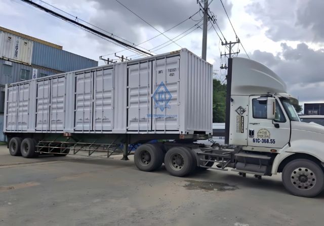 Xe container chở được bao nhiêu tấn? Chi tiết từng loại