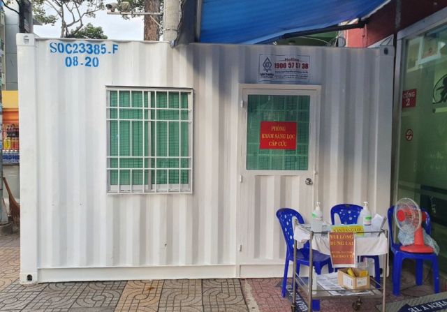 Container phòng khám từ vỏ container lạnh hot nhất 2025