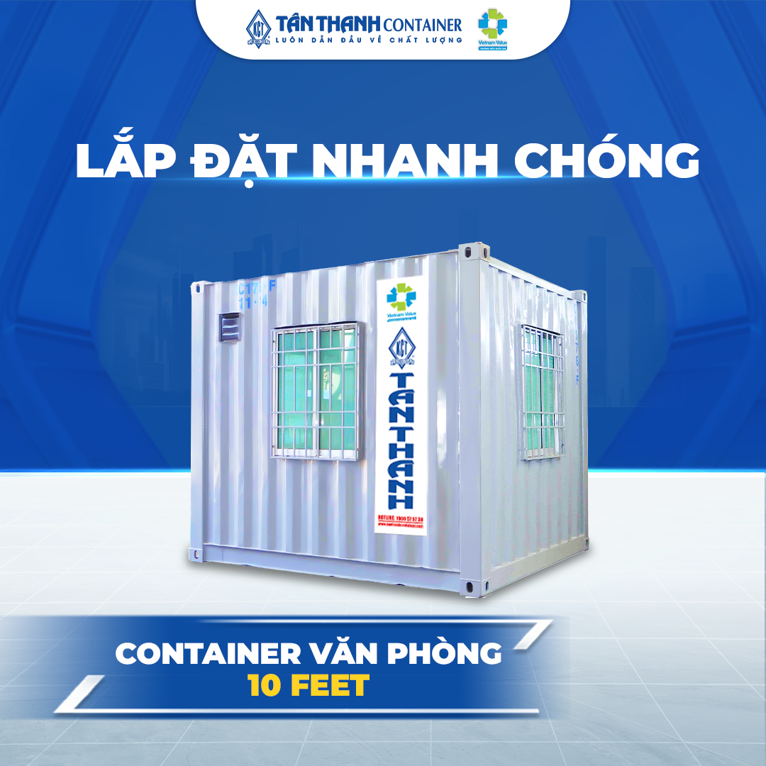 Container văn phòng 10 feet - Tân Thanh Container