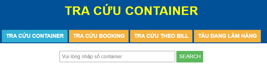 Tra cứu container online tại cảng Đà Nẵng