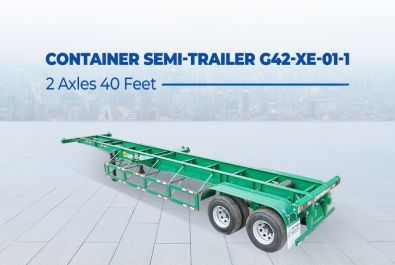 02 Axles 40 Feet Container Semi Trailers / Container Chassis G42-XE-01-1