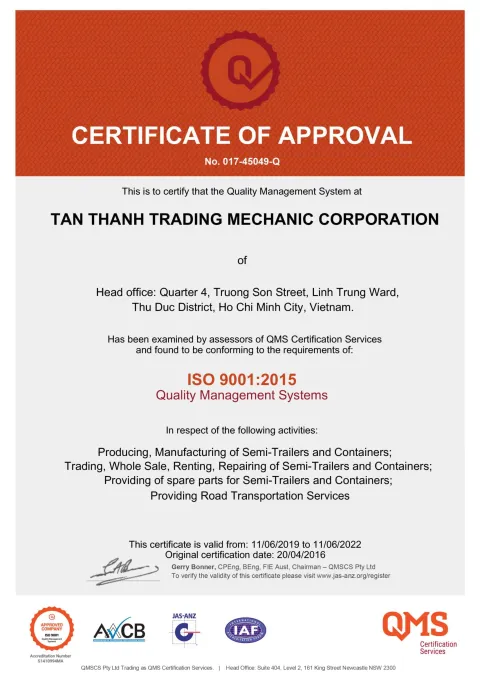 ISO 9001 : 2015