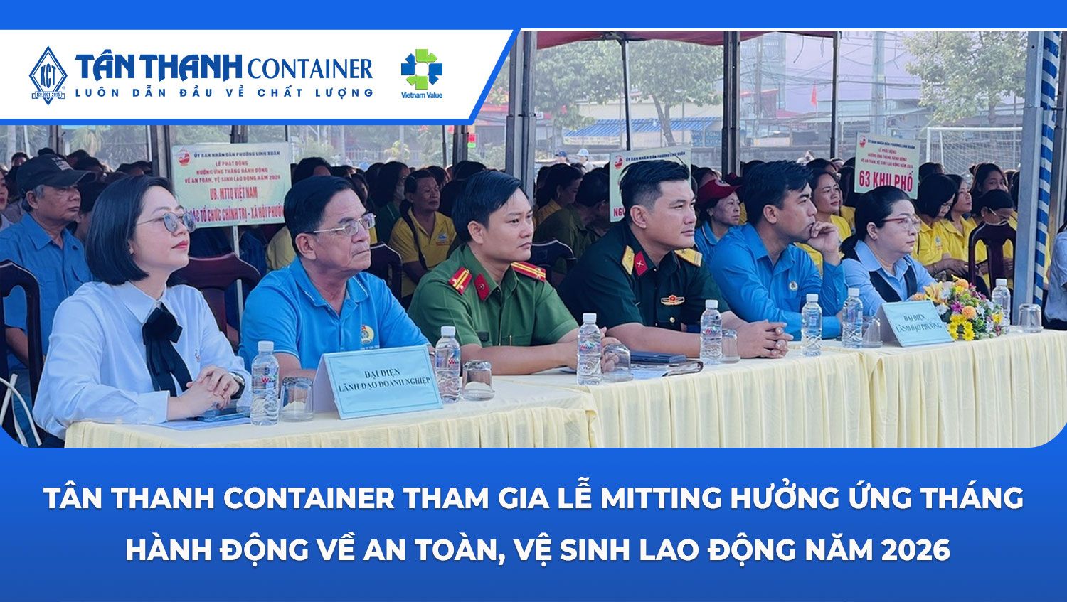Tân Thanh Container tham gia hưởng ứng Tháng hành động về An toàn, vệ sinh lao động năm 2026