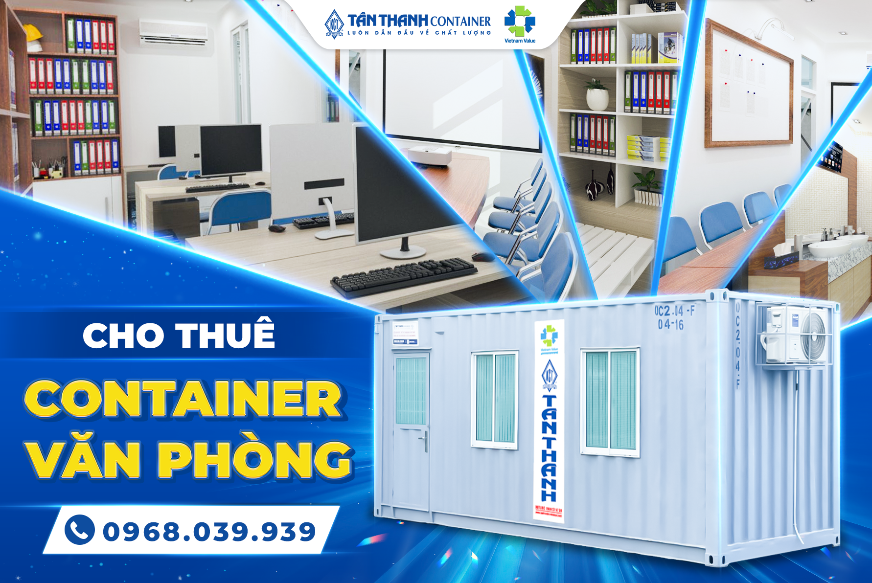 Dịch vụ cho thuê container văn phòng