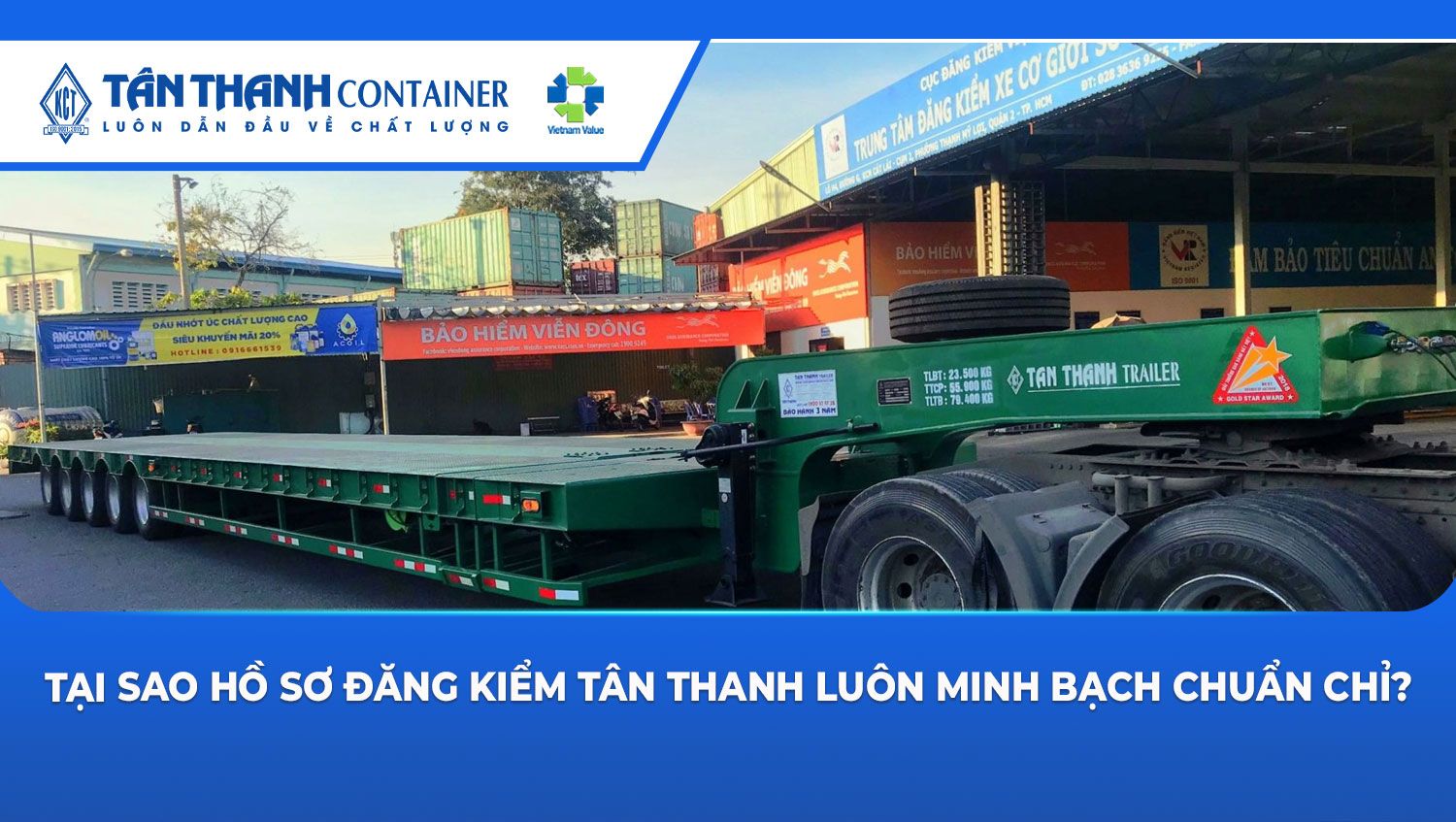 Tại sao hồ sơ đăng kiểm Tân Thanh luôn minh bạch chuẩn chỉ?