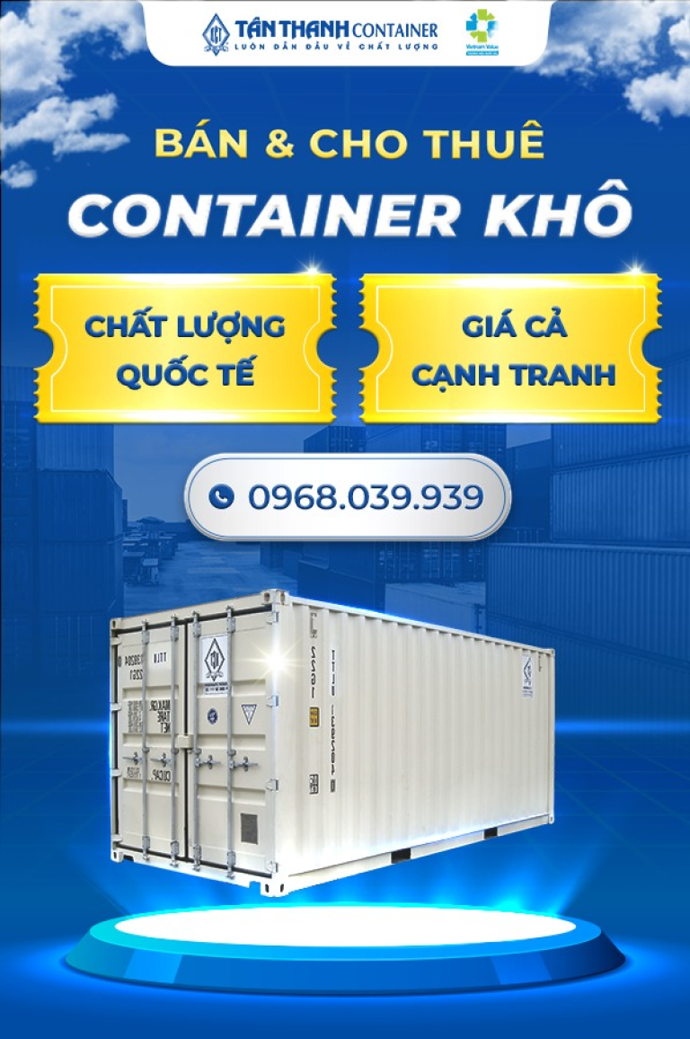 Công ty cho thuê container khô uy tín nhất tại TP. HCM