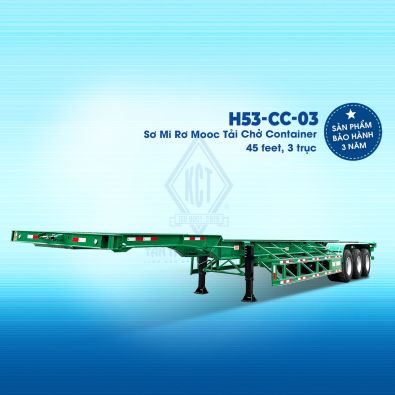 Sơ mi rơ mooc tải chở container 45 feet, 03 trục H53-CC-03