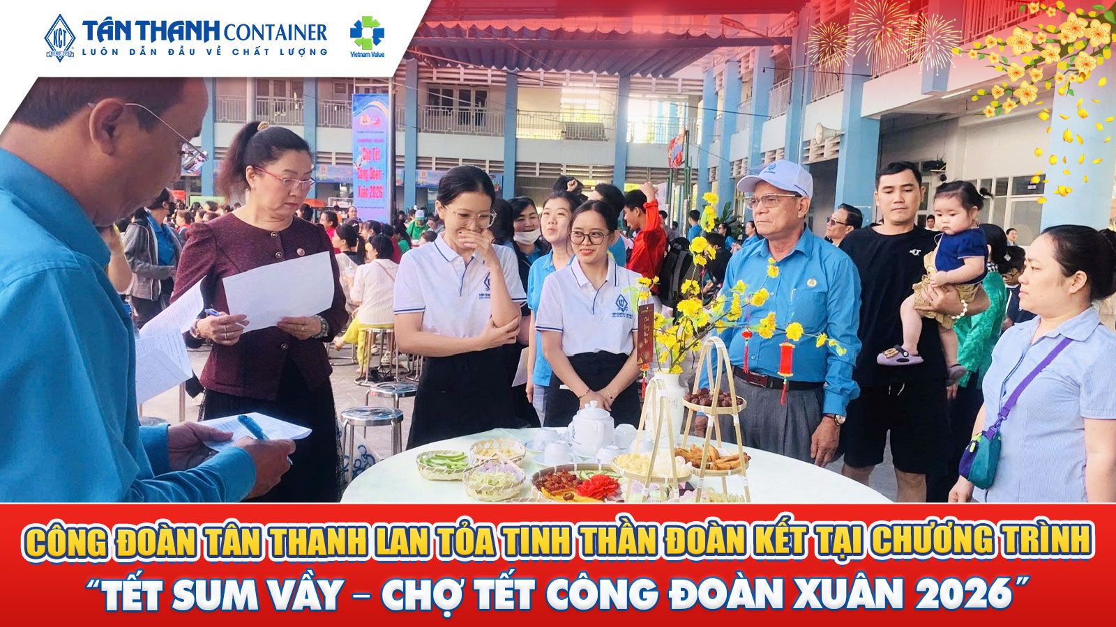 Công đoàn Tân Thanh lan tỏa tinh thần đoàn kết tại chương trình “Tết sum vầy – Chợ Tết Công đoàn Xuân 2026”