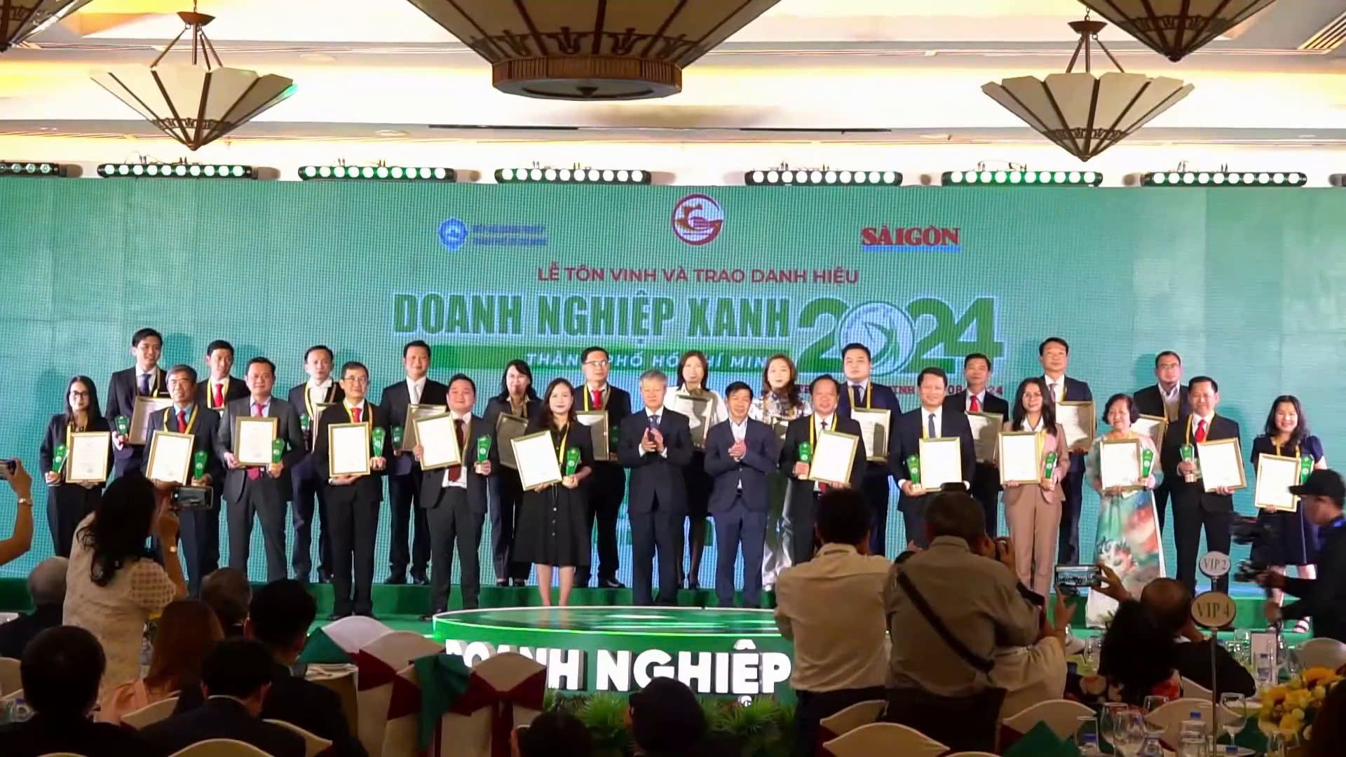 98 doanh nghiệp nhận giải doanh nghiệp xanh tphcm 2024