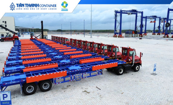 Tân Thanh Container bàn giao 16 Sơ Mi Rơ Mooc cho Cảng Phước An