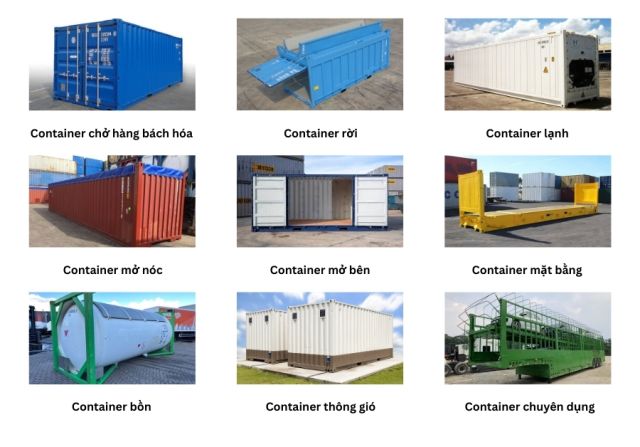 Phân loại container: Tổng hợp đầy đủ và dễ hiểu nhất
