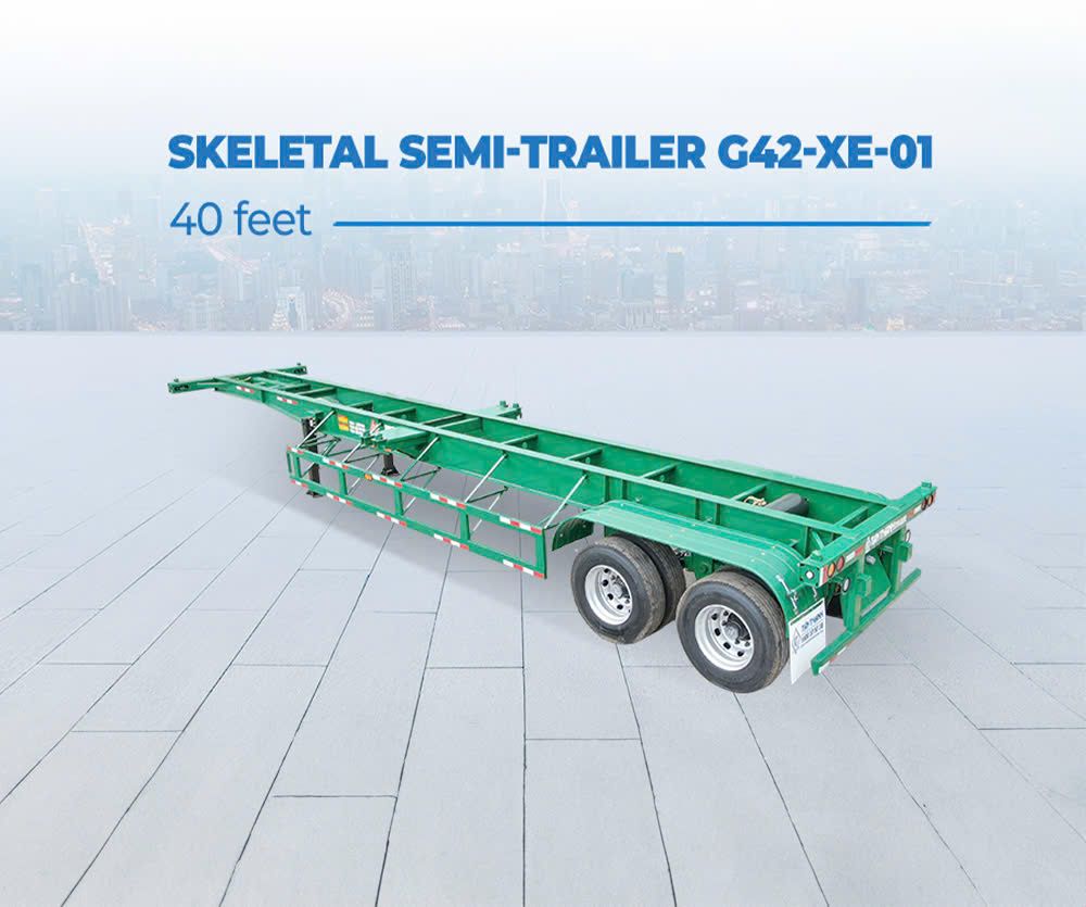 Sơmi rơmooc xương (chở container) 40 feet G42-XE-01