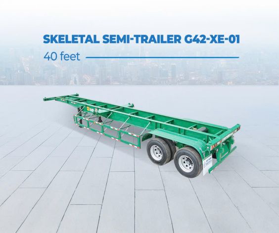 Sơmi rơmooc xương (chở container) 40 feet G42-XE-01