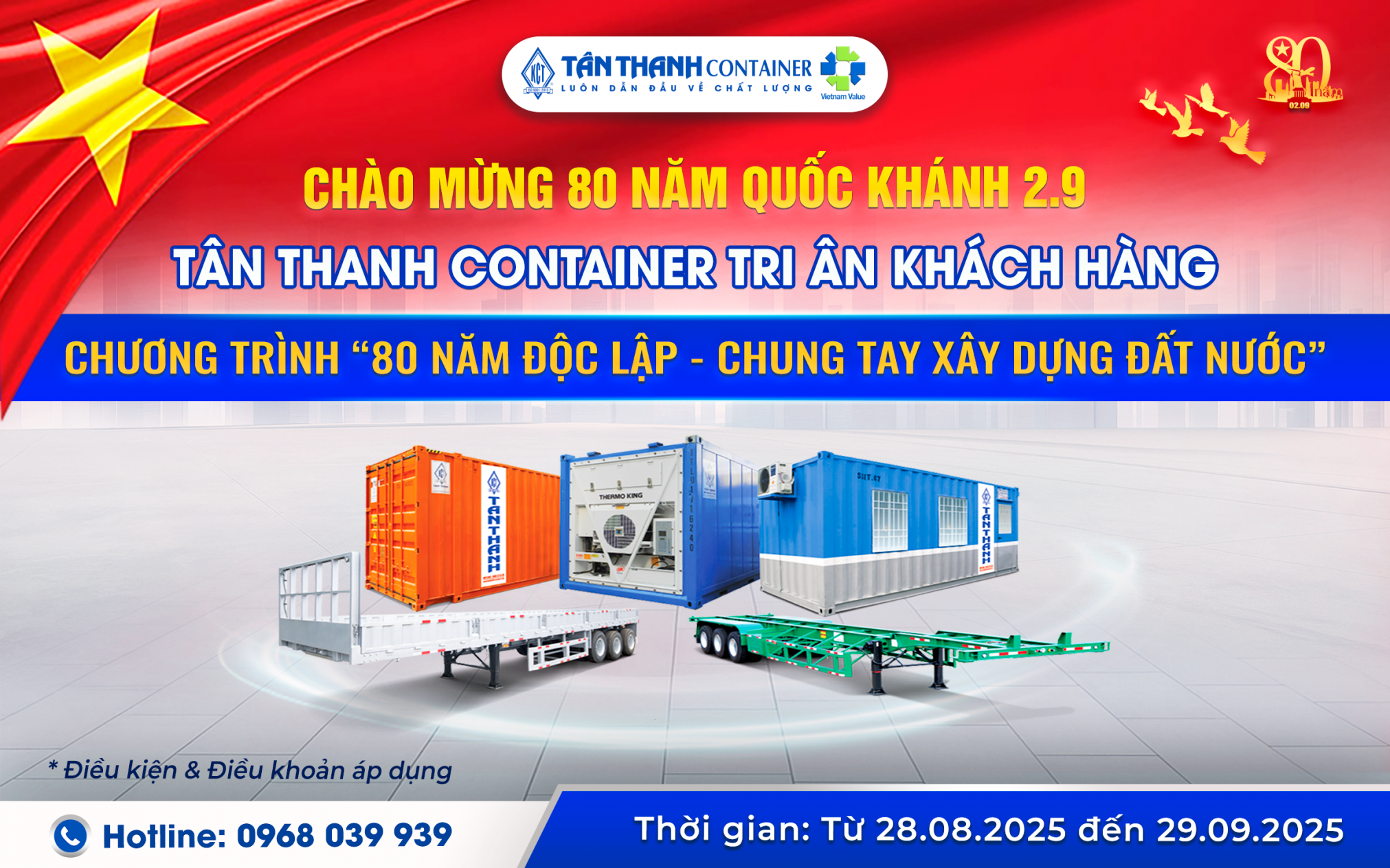 Tân Thanh Container - Tri Ân Khách Hàng Quốc Khánh 2-9