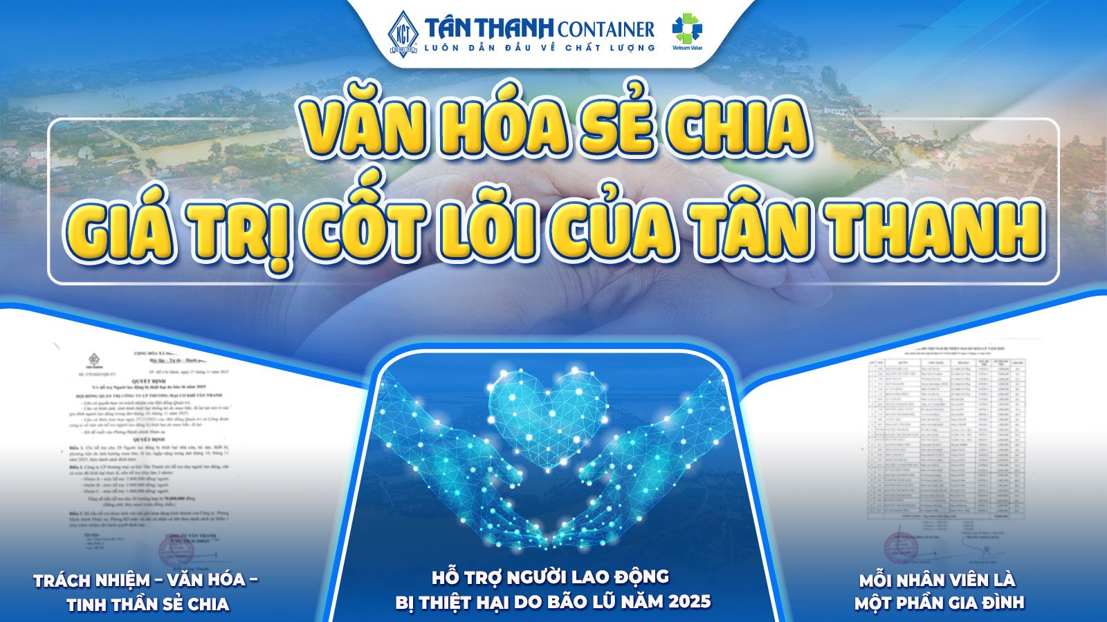 Lan Tỏa Văn Hóa Sẻ Chia: Hỗ Trợ Khẩn Cấp Người Lao Động Chịu Thiệt Hại Do Bão Lũ 2025