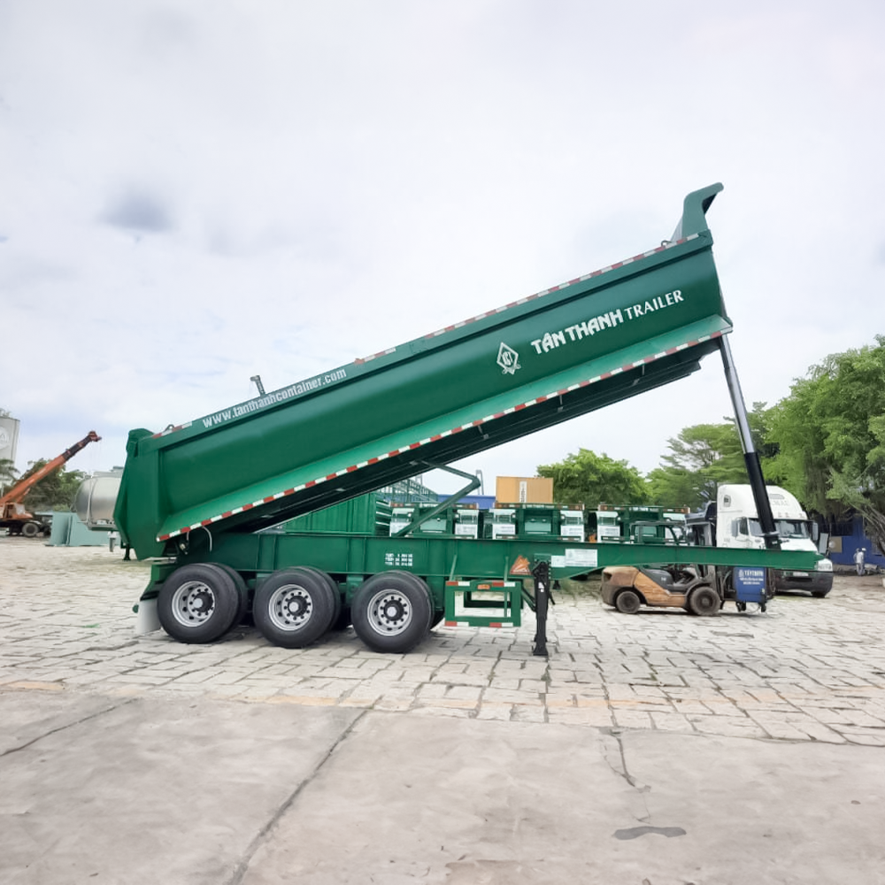 Sơmi rơmooc tải (tự đổ) - 23m3 - 40 feet J43-TP-02