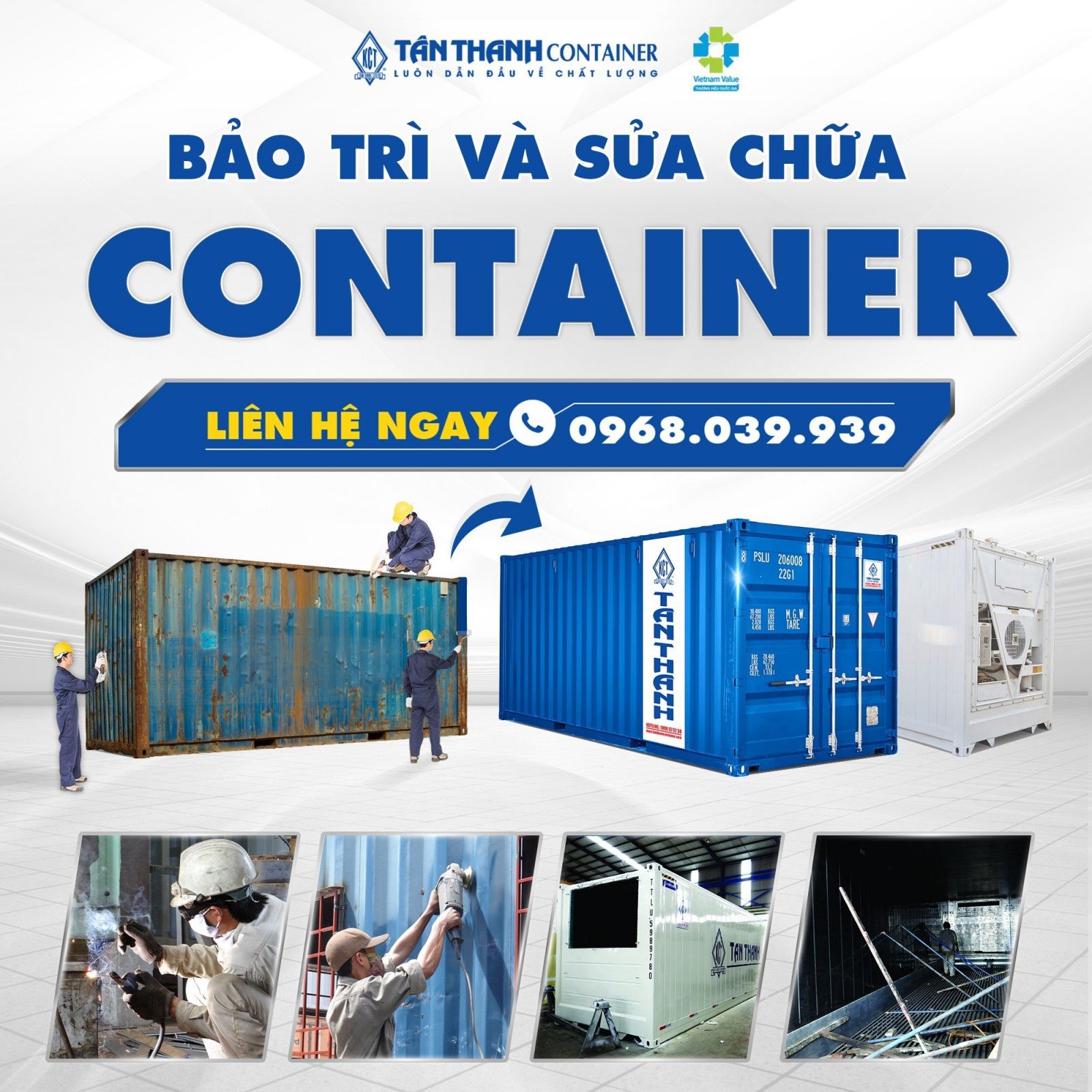 bảo trì container, bảo hành container