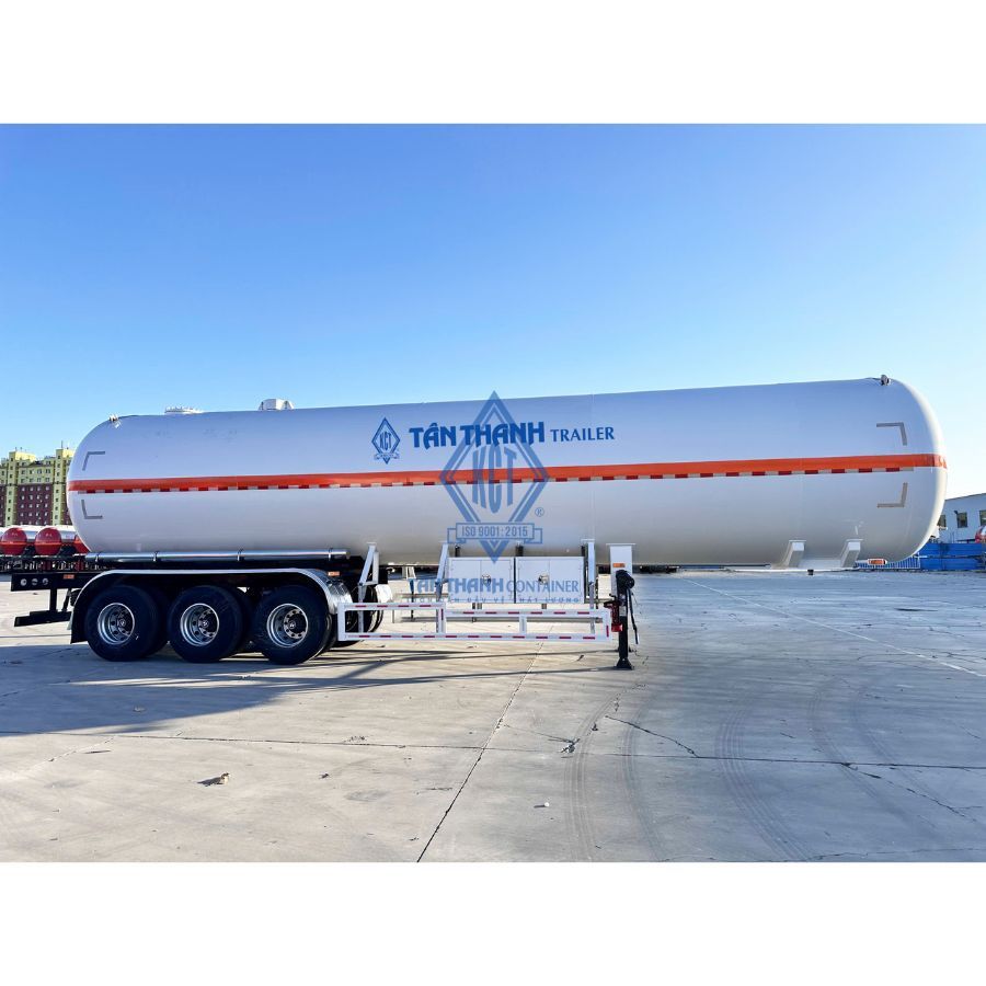 3 Axle LPG Tank Semi Trailer Capacity 59,540 Liters
