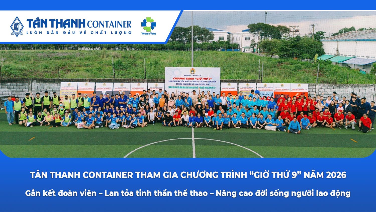 Tân Thanh Container tham gia Chương trình “Giờ thứ 9” năm 2026