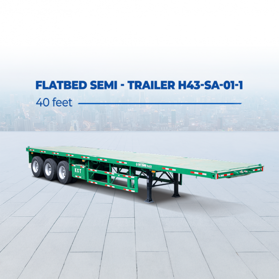 Sơ mi rơ mooc sàn (chở container) H43-SA-01-1