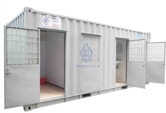Container nhà vệ sinh 20 feet với không gian rộng rãi