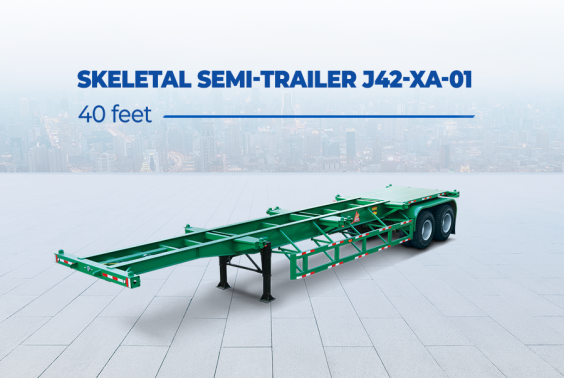 2 Axles 40 Feet Container Semi Trailers / Container Chassis J42-XA-01