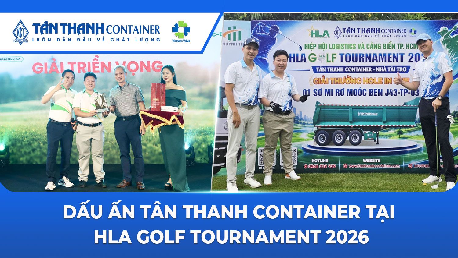 Dấu ấn Tân Thanh Container tại HLA Golf Tournament 2026