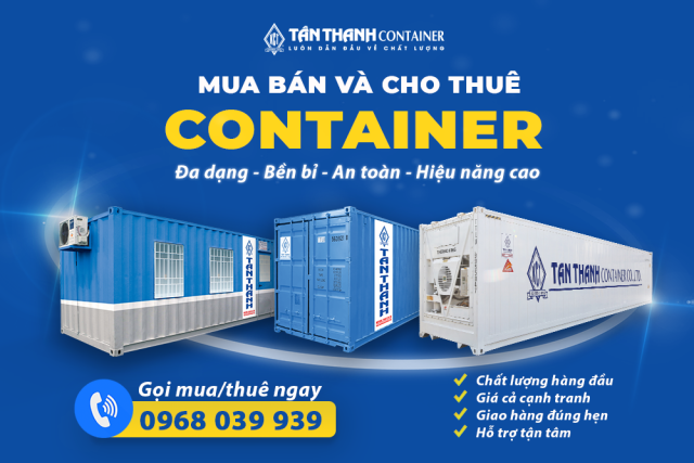 Giá thuê container chở hàng
