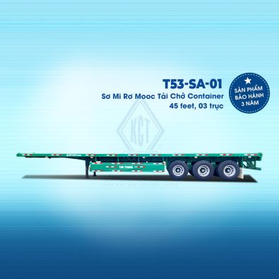 Sơ mi rơ mooc tải chở container 45 feet, 03 trục T53-SA-01 Sơ mi rơ mooc tải chở container 45 feet, 03 trục T53-SA-01