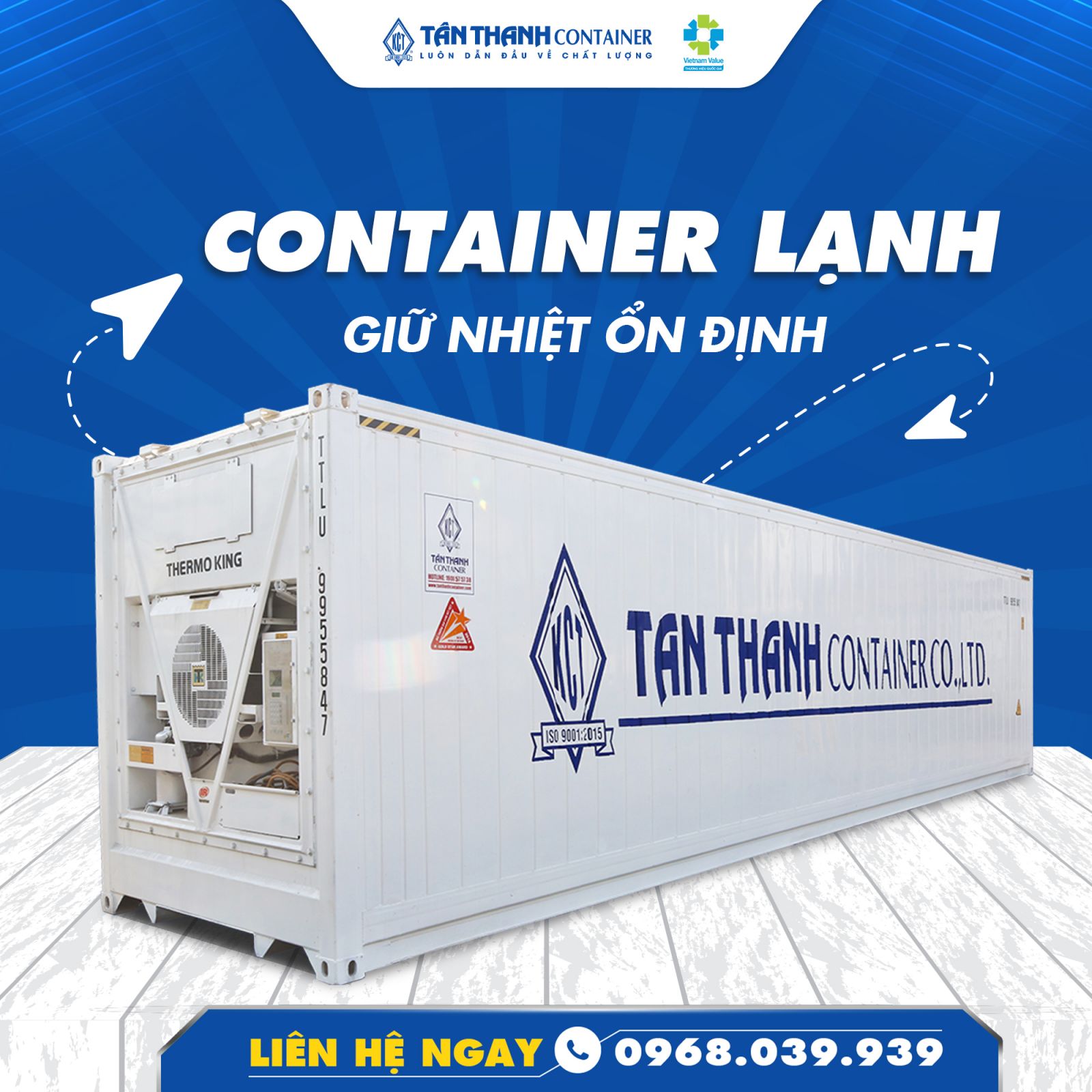 Container lạnh tại Tân Thanh Container giữ nhiệt ổn định trong mọi hoàn cảnh