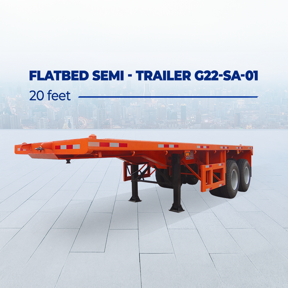 Sơ mi rơ mooc sàn (chở container) 20 feet G22-SA-01