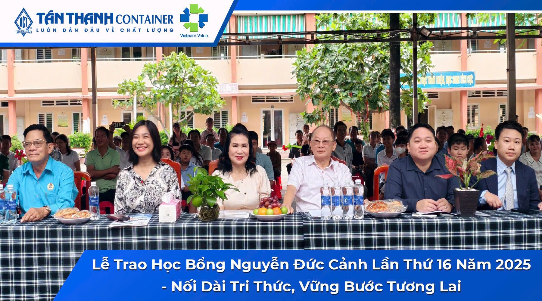 Tân Thanh Container trao học bổng Nguyễn Đức Cảnh lần thứ 16 năm 2025