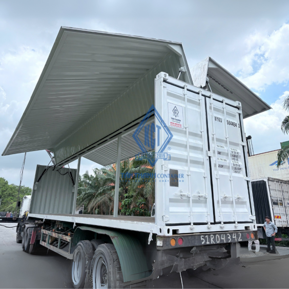 Container cánh dơi Hydraulics Flying Wings Container