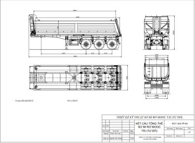 03 Axles 40 Feet Dumping Semi Trailer J43-TP-03