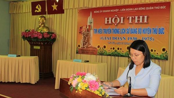 Tân Thanh Tham Gia Hội Thi Tìm Hiểu Lịch Sử Đảng Bộ Huyện Thủ Đức Giai 