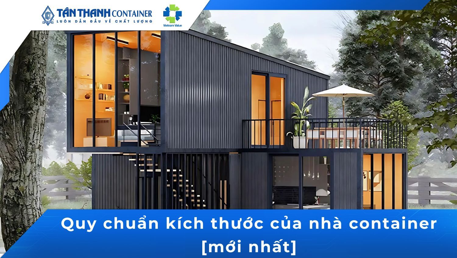 Quy chuẩn kích thước của nhà container [mới nhất]