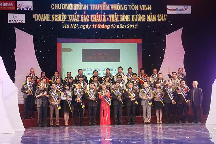 Công Ty Tân Thanh đón nhận giải thưởng “Doanh Nghiệp Xuất Sắc Châu Á- Thái Bình Dương năm 2014”