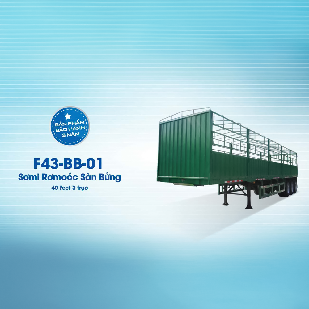 Sơ mi rơ mooc thùng (có mui) 40 feet 3 trục (F43-BB-01)