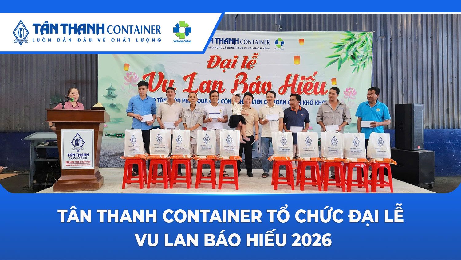 Tân Thanh Container tổ chức Đại lễ Vu Lan Báo Hiếu 2026