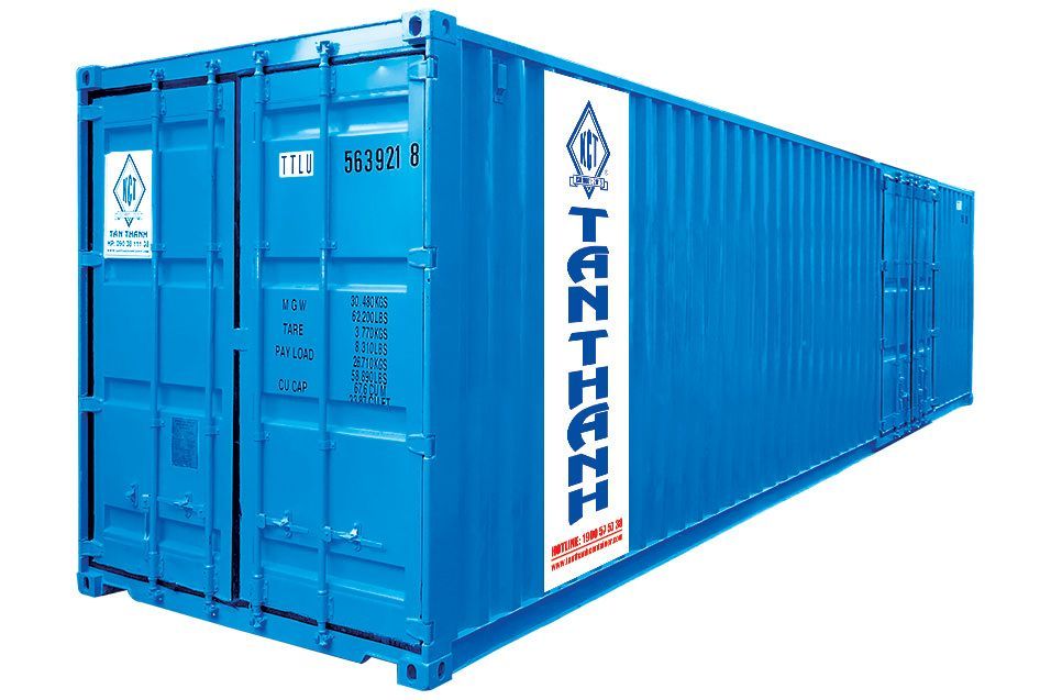 Container 40 feet có dung tích là 67 m3